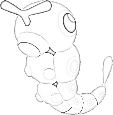 Coloriage de Chenipan