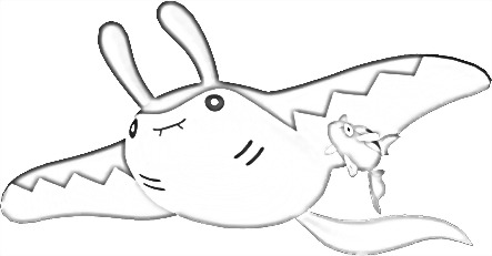 Coloriage de Démanta