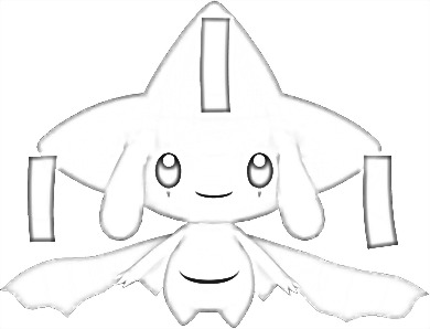 Coloriage de Jirachi
