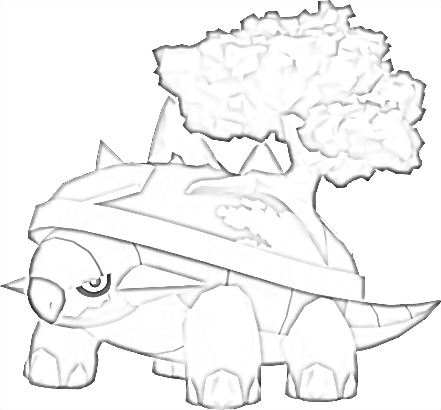 Coloriage de Torterra