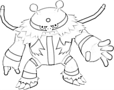 Coloriage de Élekable
