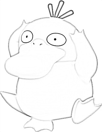 Coloriage de Psykokwak