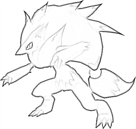 Coloriage de Zoroark
