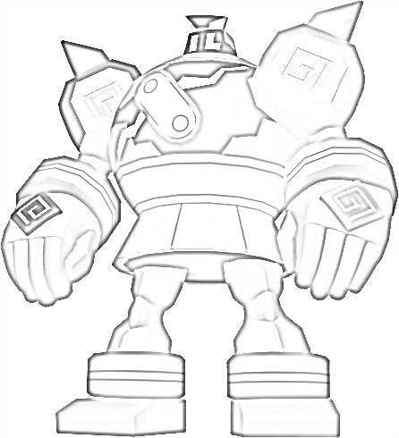 Coloriage de Golemastoc