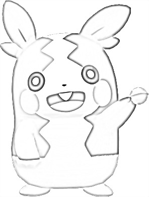 Coloriage de Morpeko