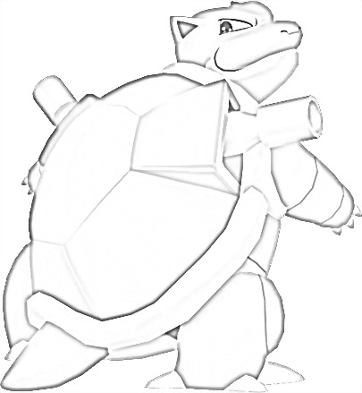 Coloriage de Tortank